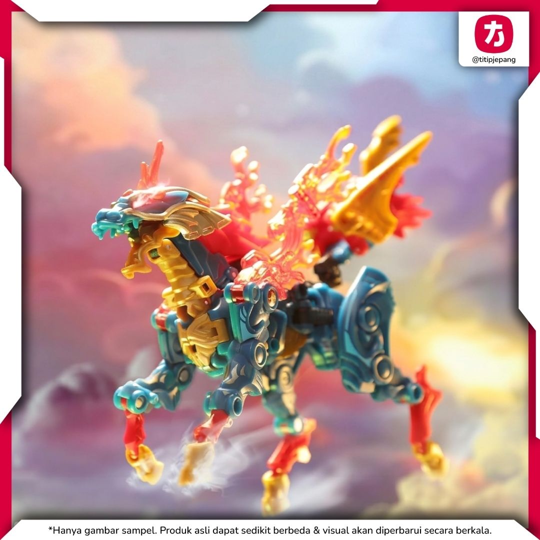 52Toys MEGABOX MB-22 KIRIN Figure Transformasi untuk Koleksi