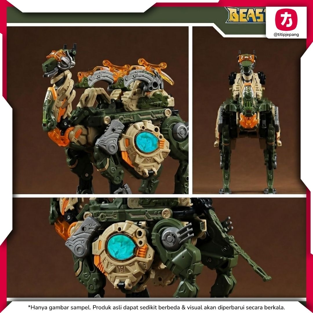 52Toys BB-65 Oasis Cube Transforming Mecha untuk Koleksi Unik