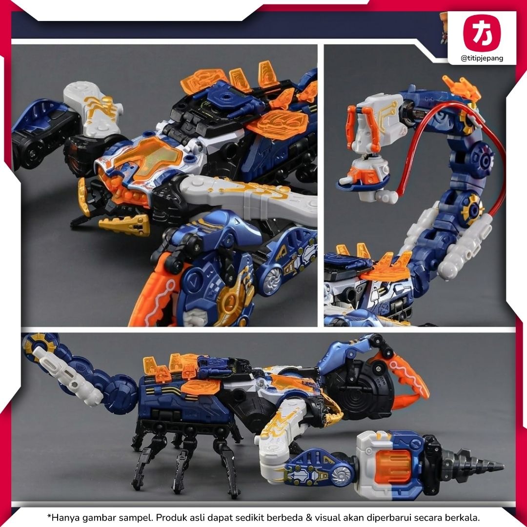 52TOYS BEASTBOX BB-60 Hurricane Scorpion Mecha Scorpion untuk Koleksi