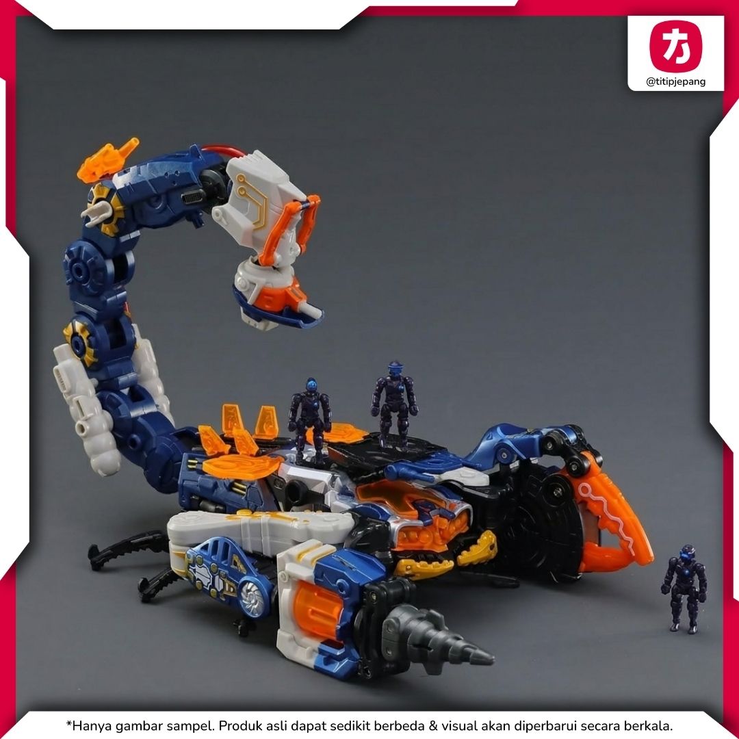 52TOYS BEASTBOX BB-60 Hurricane Scorpion Mecha Scorpion untuk Koleksi