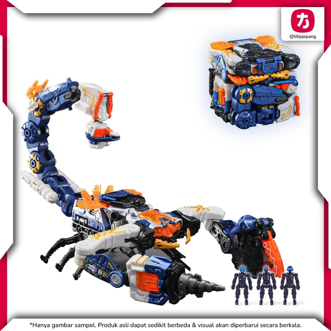 52TOYS BEASTBOX BB-60 Hurricane Scorpion Mecha Scorpion untuk Koleksi