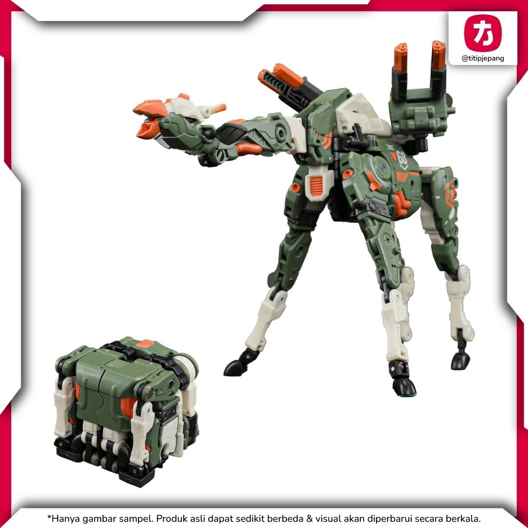 52Toys B-69 MOONSAFARI Giraffe BEASTBOX Transforming Figure untuk Koleksi 52Toys B-69 MOONSAFARI Giraffe BEASTBOX Transforming Figure untuk Koleksi