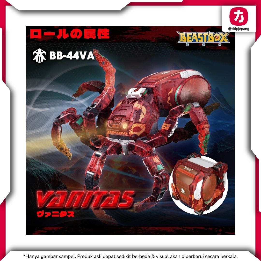  52TOYS BEASTBOX BB-44VA VANITAS Red Limited Color Octopus 