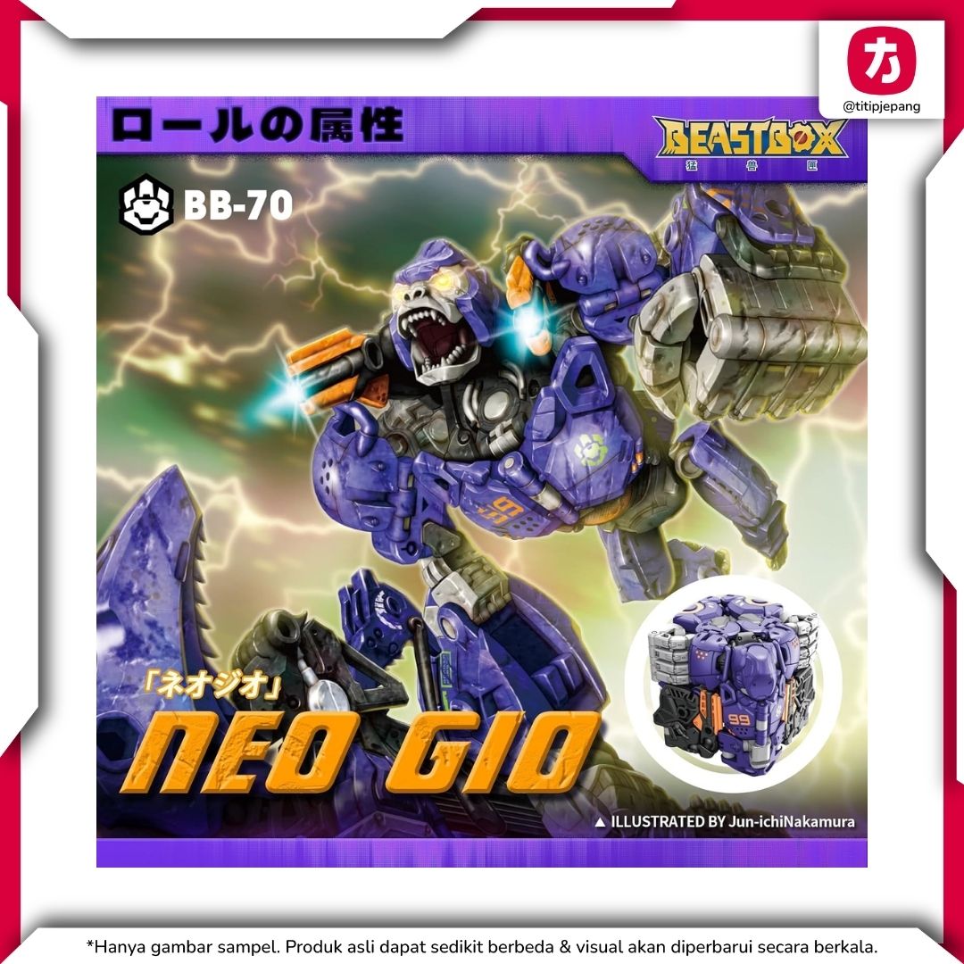 52TOYS BEASTBOX BB-70 NEO GIO Deformation 52TOYS BEASTBOX BB-70 NEO GIO Deformation