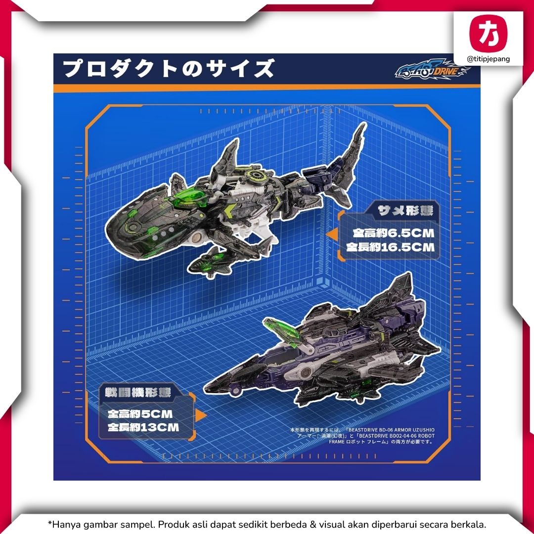 52TOYS BeastDrive BD-06 Armor Uzushio Night Illusion Version