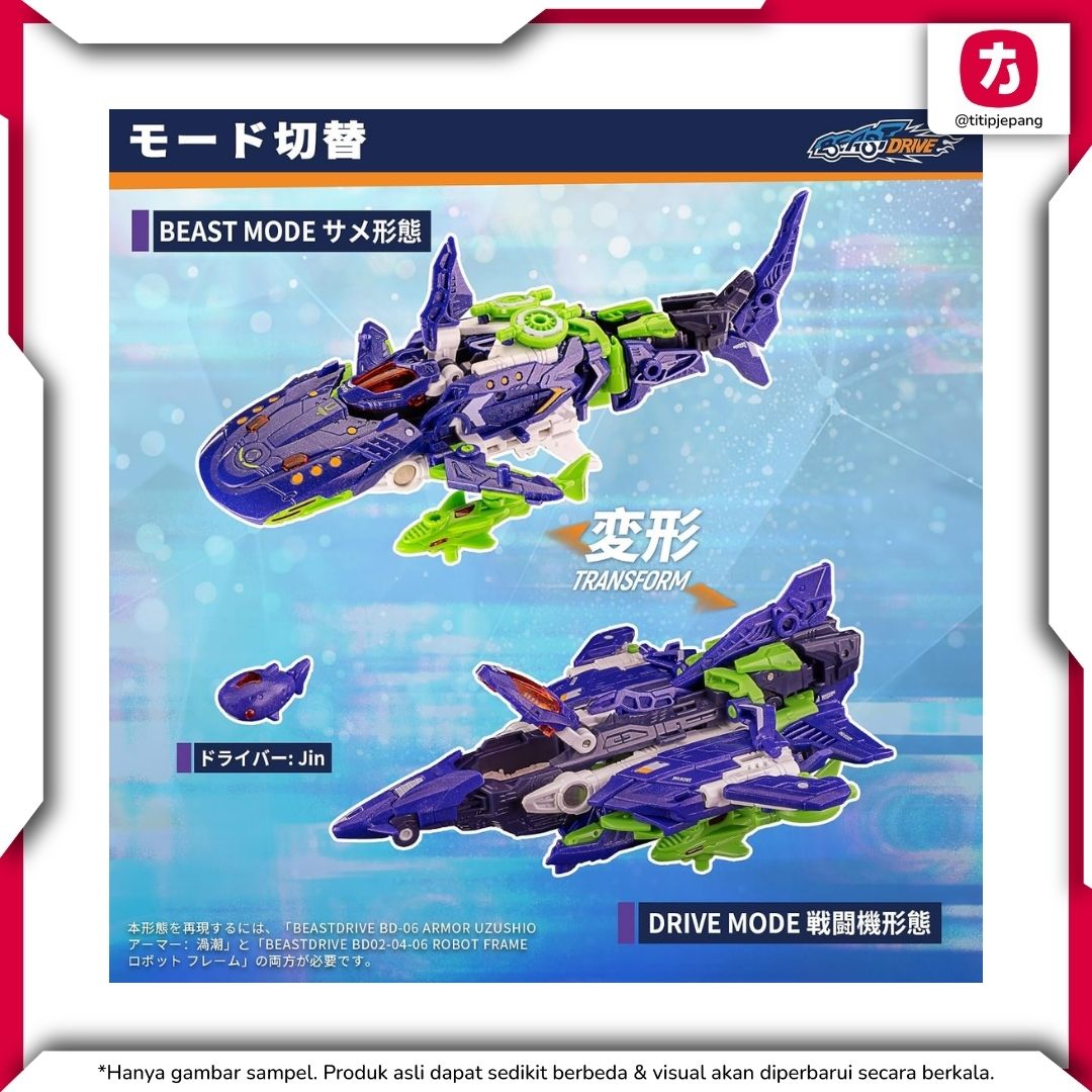 52TOYS BeastDrive BD-02 Hydro Bullet Shark