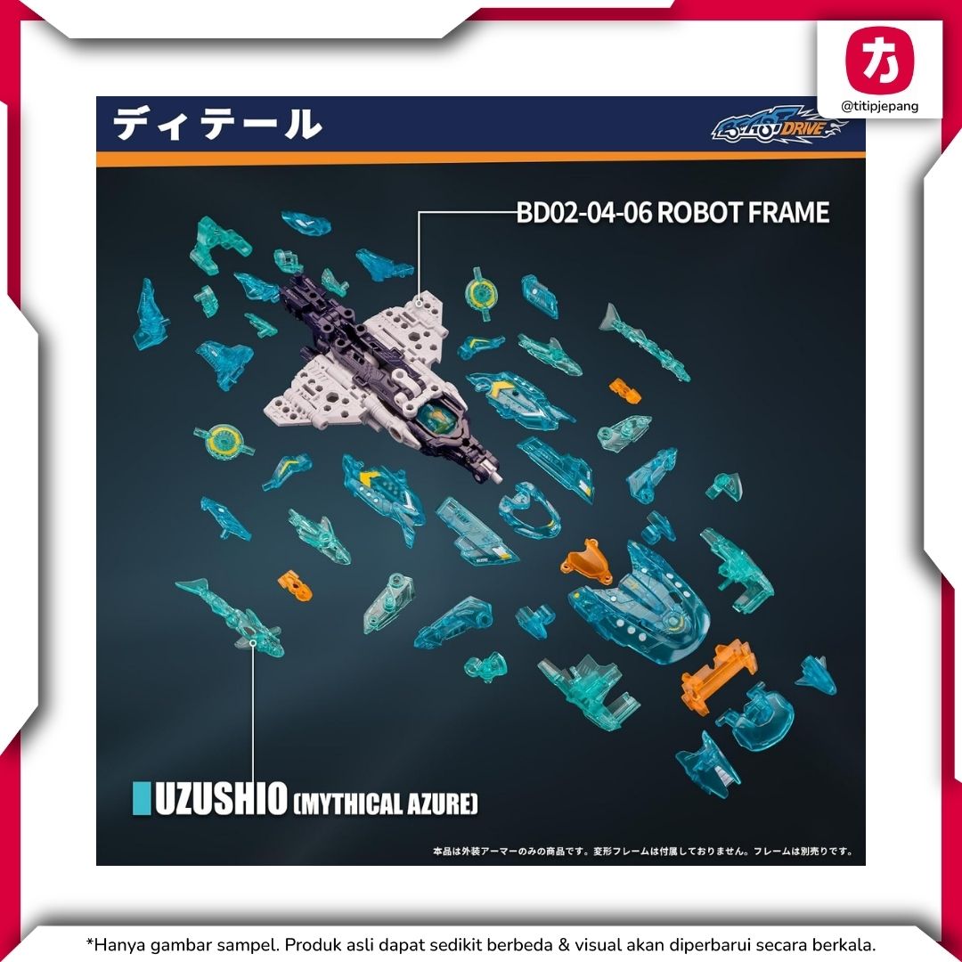 52TOYS BeastDrive BD-06 Armor Uzushio Mythical Azure 52TOYS BeastDrive BD-06 Armor Uzushio Mythical Azure