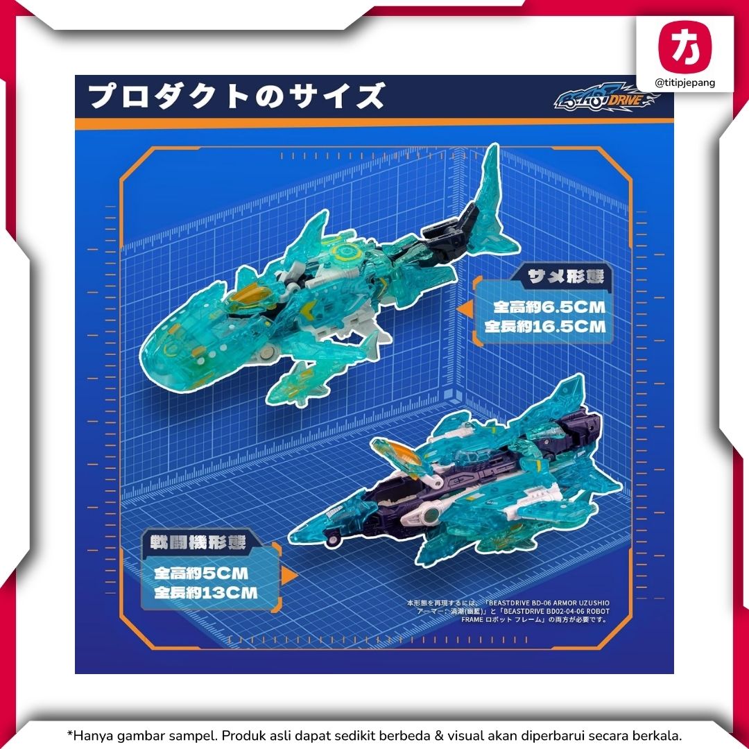 52TOYS BeastDrive BD-06 Armor Uzushio Mythical Azure