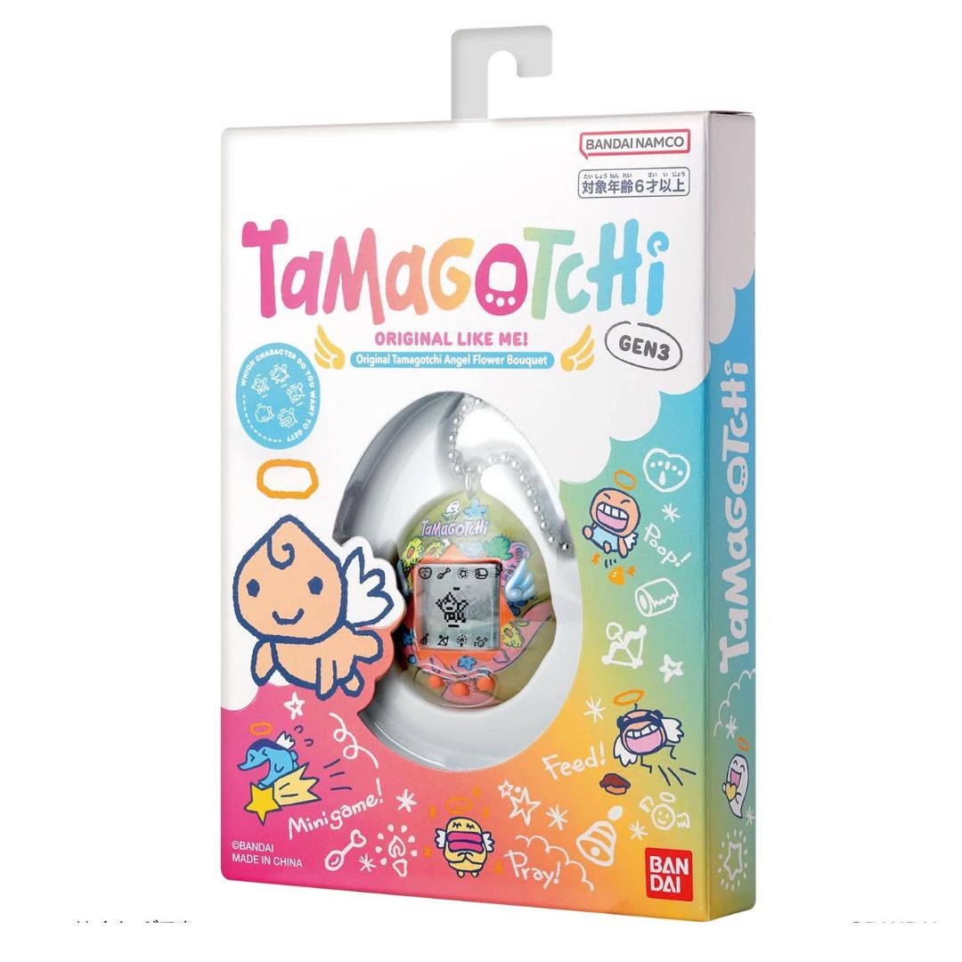 Angel Flower Bouquet Original Tamagotchi Bandai GEN3 Virtual Pet