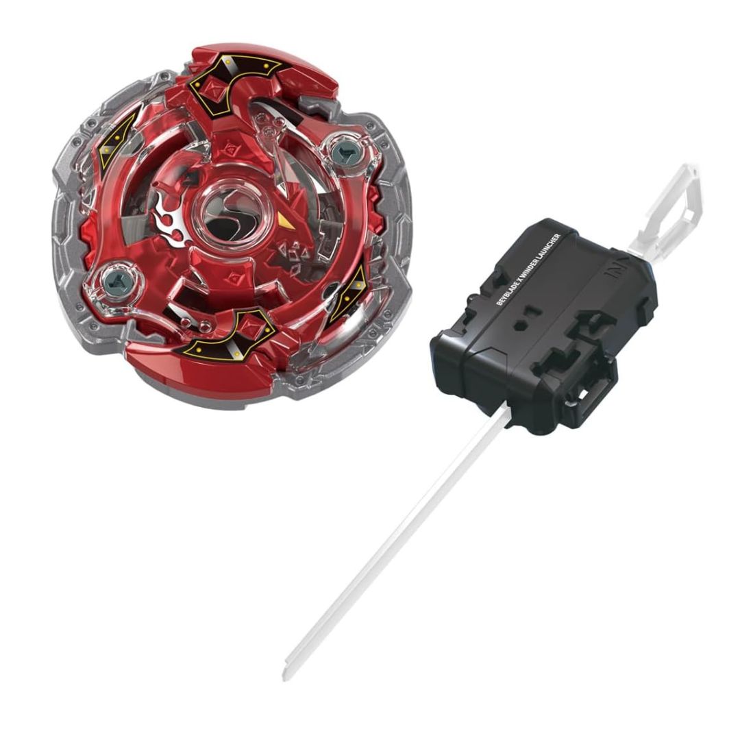 BEYBLADE X BX-00 Storm Spriggan 2-70M Starter dengan Winder Launcher