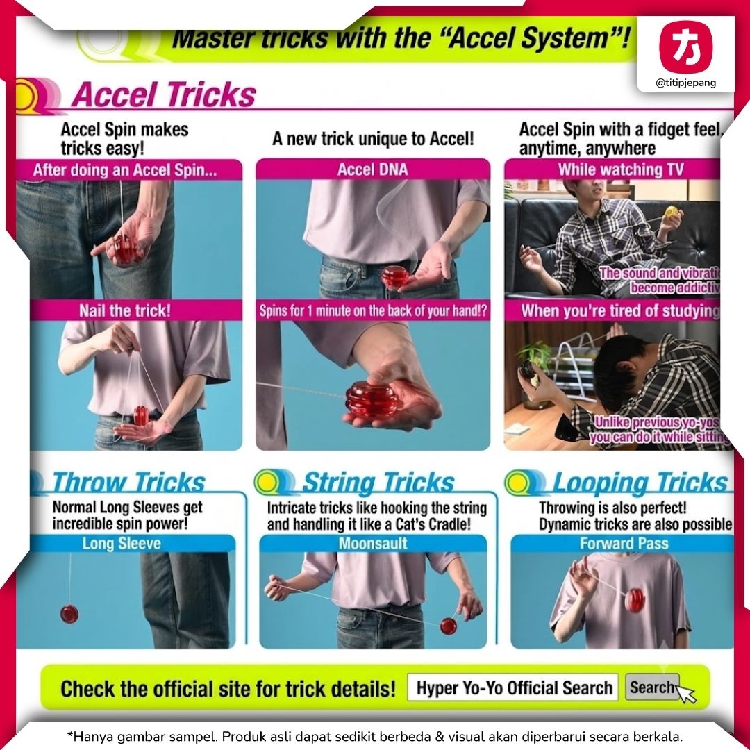 Hyper Yo-Yo Accel Origin untuk Trick Yo-Yo Seru dengan Desain Bandai Hyper Yo-Yo Accel Origin untuk Trick Yo-Yo Seru dengan Desain Bandai