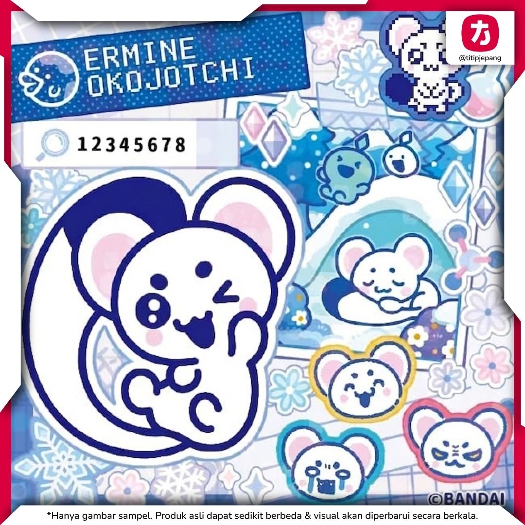 Bandai Tamagotchi Paradise White Glacier Premium Set dengan Bonus Sticker Bandai Tamagotchi Paradise White Glacier Premium Set dengan Bonus Sticker