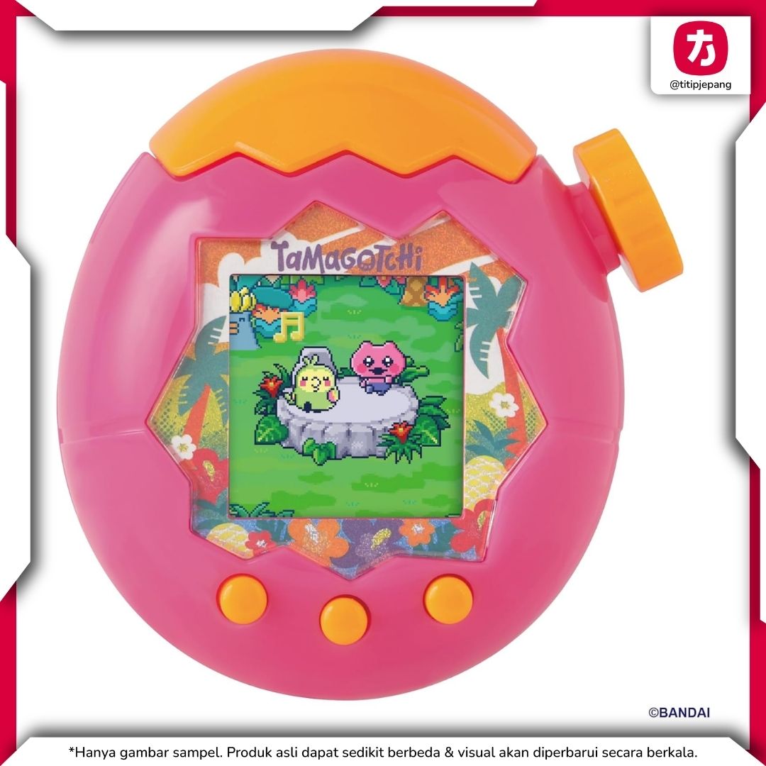 Bandai Tamagotchi Paradise Orange Tropics Premium Set dengan Bonus Sticker Bandai Tamagotchi Paradise Orange Tropics Premium Set dengan Bonus Sticker