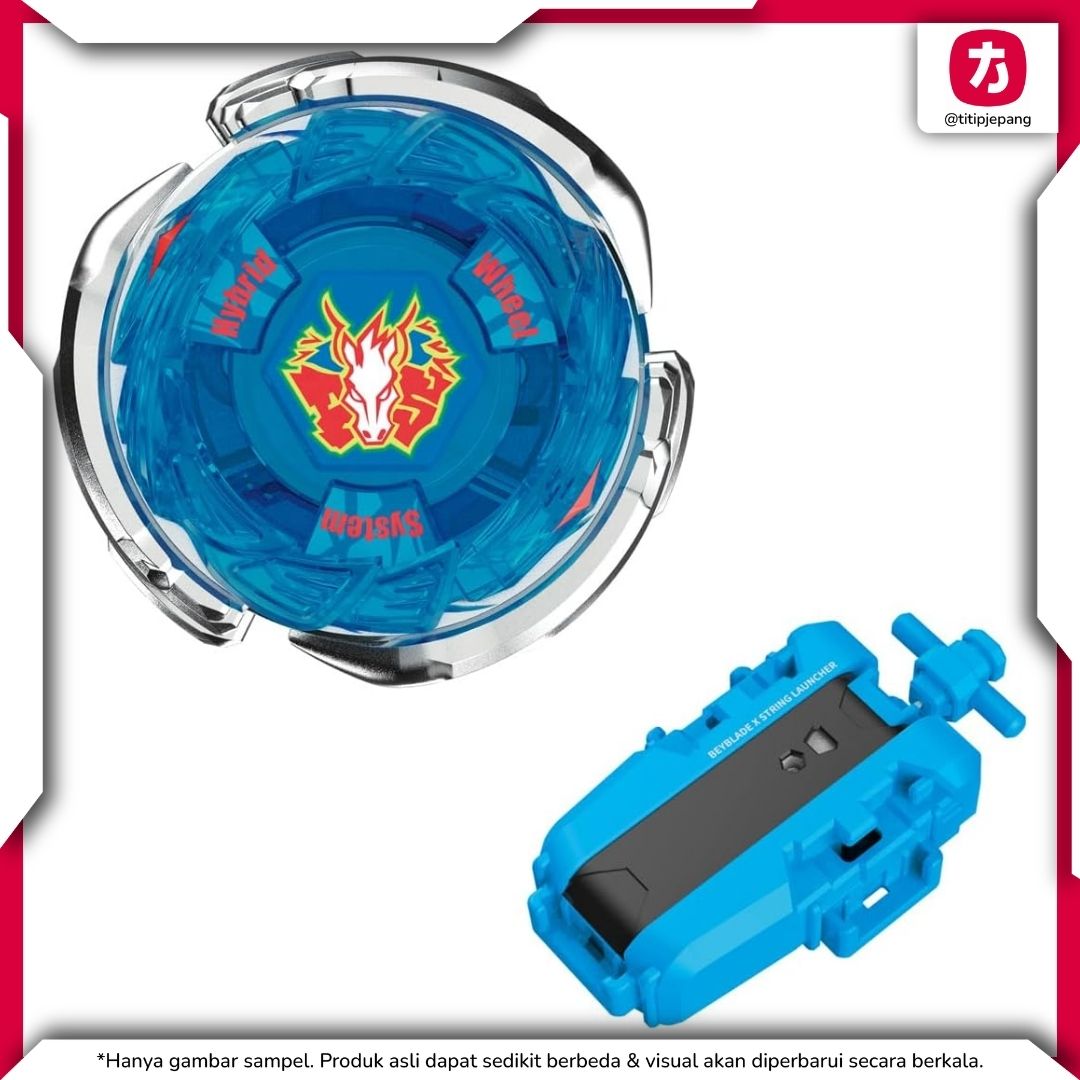 Beyblade X BX-00 Pegasis 3-70RA Starter dengan String Launcher Beyblade X BX-00 Pegasis 3-70RA Starter dengan String Launcher