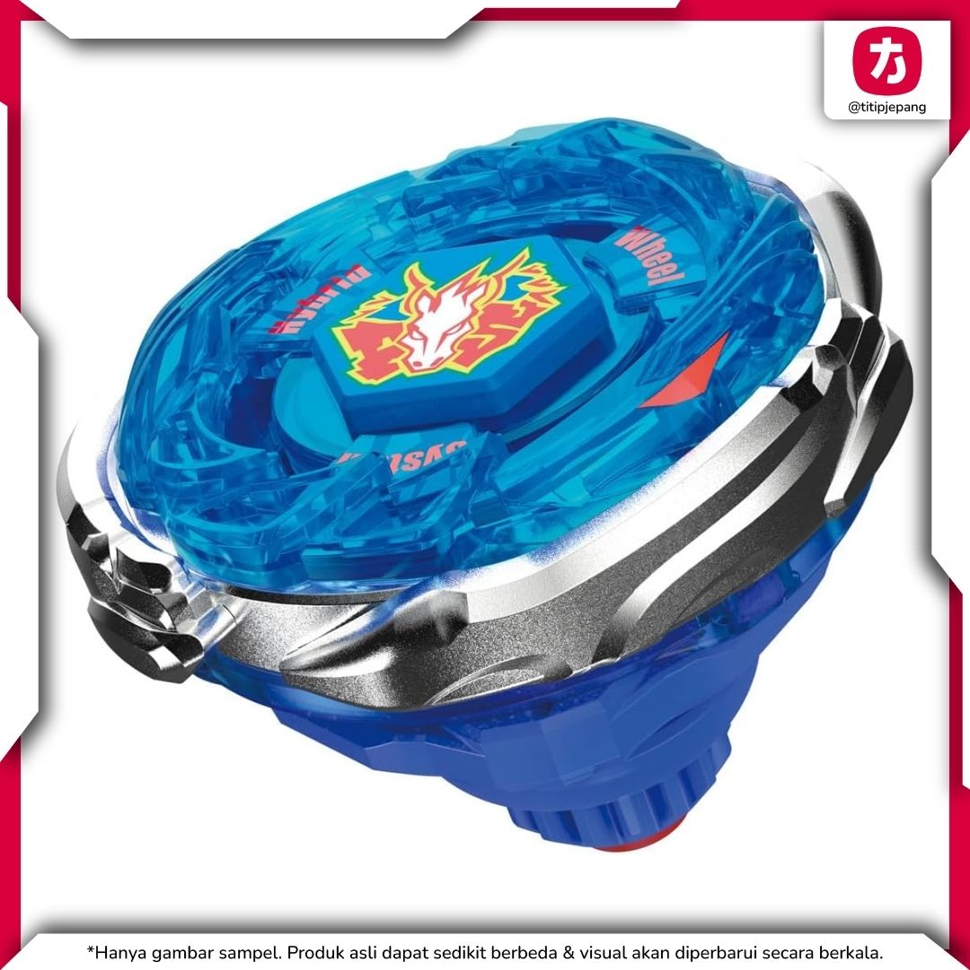 Beyblade X BX-00 Pegasis 3-70RA Starter dengan String Launcher Original