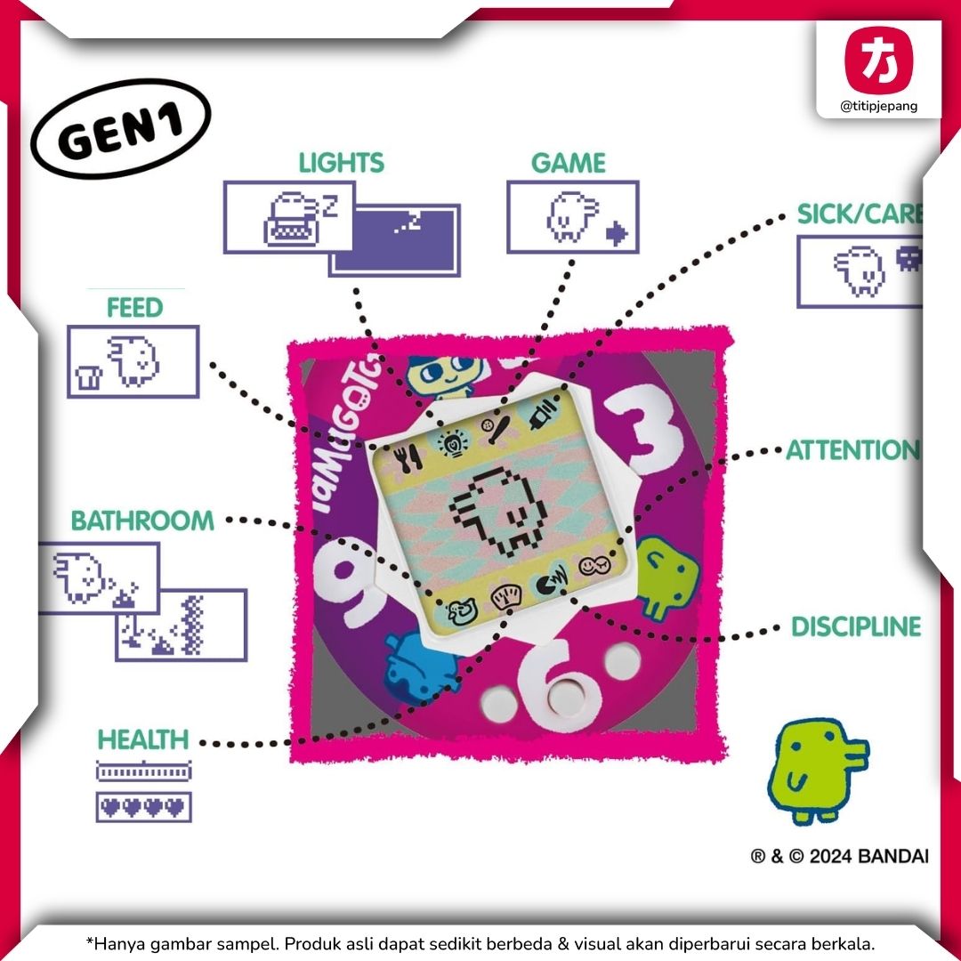 Bandai Tamagotchi Pure Honey Lucu dengan Desain Transparan seperti Madu Bandai Tamagotchi Pure Honey Lucu dengan Desain Transparan seperti Madu