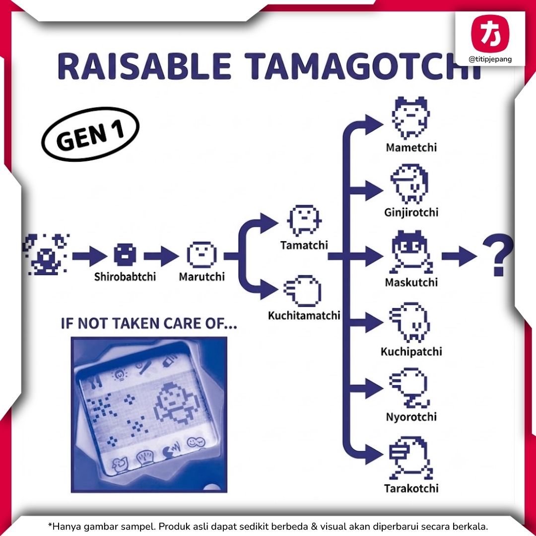 Bandai Tamagotchi Celebration Y3K Virtual Pet Retro untuk Koleksi Unik