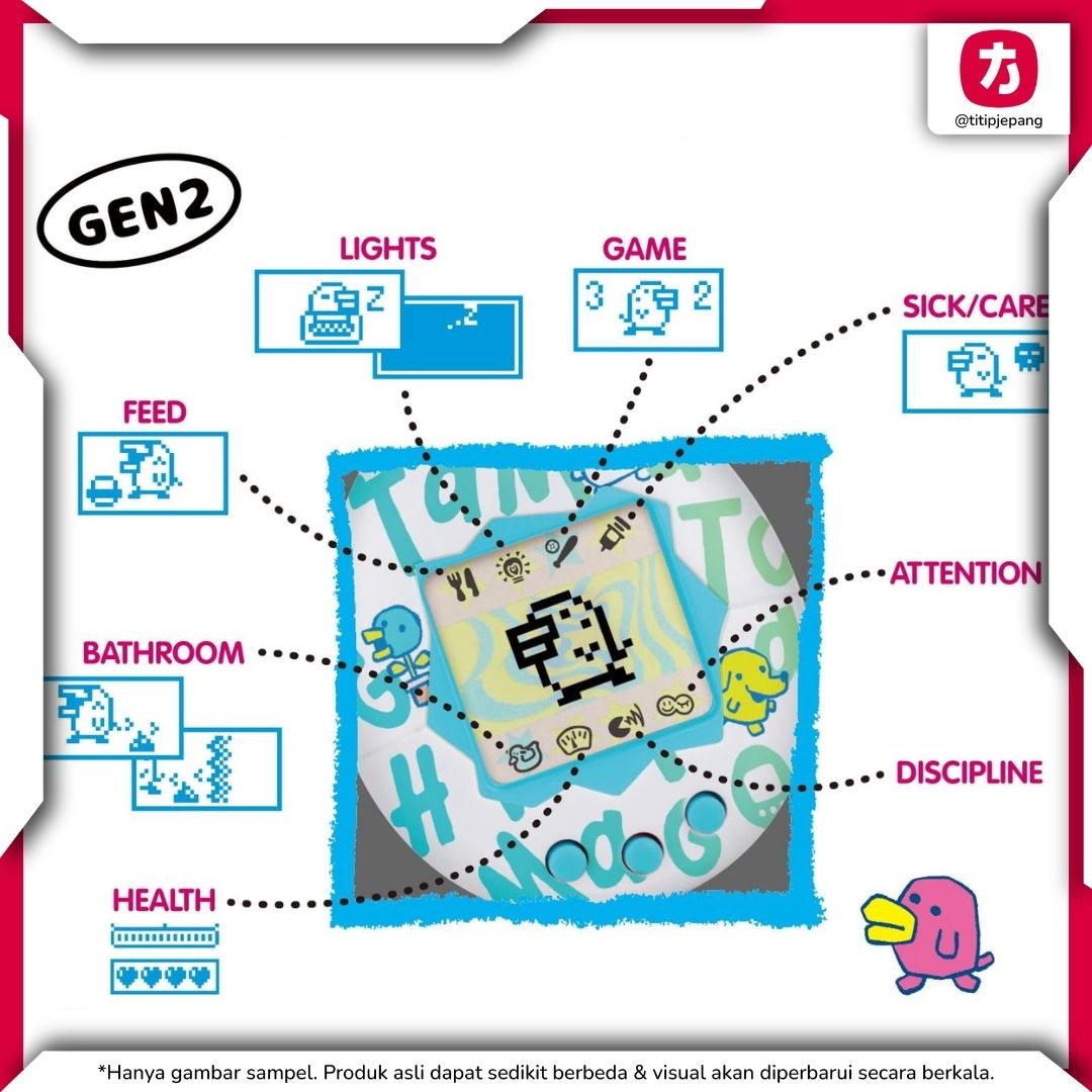 Bandai Tamagotchi Festival Sky Virtual Pet Retro untuk Koleksi Unik Bandai Tamagotchi Festival Sky Virtual Pet Retro untuk Koleksi Unik