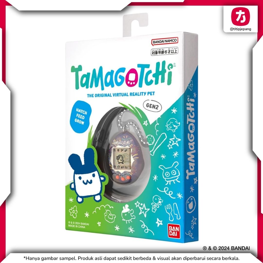 Bandai Tamagotchi Festival Sky Virtual Pet Retro untuk Koleksi Unik