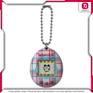 Bandai Tamagotchi Plaid dengan Desain Kotak Klasik yang Ikonik dan Stylish