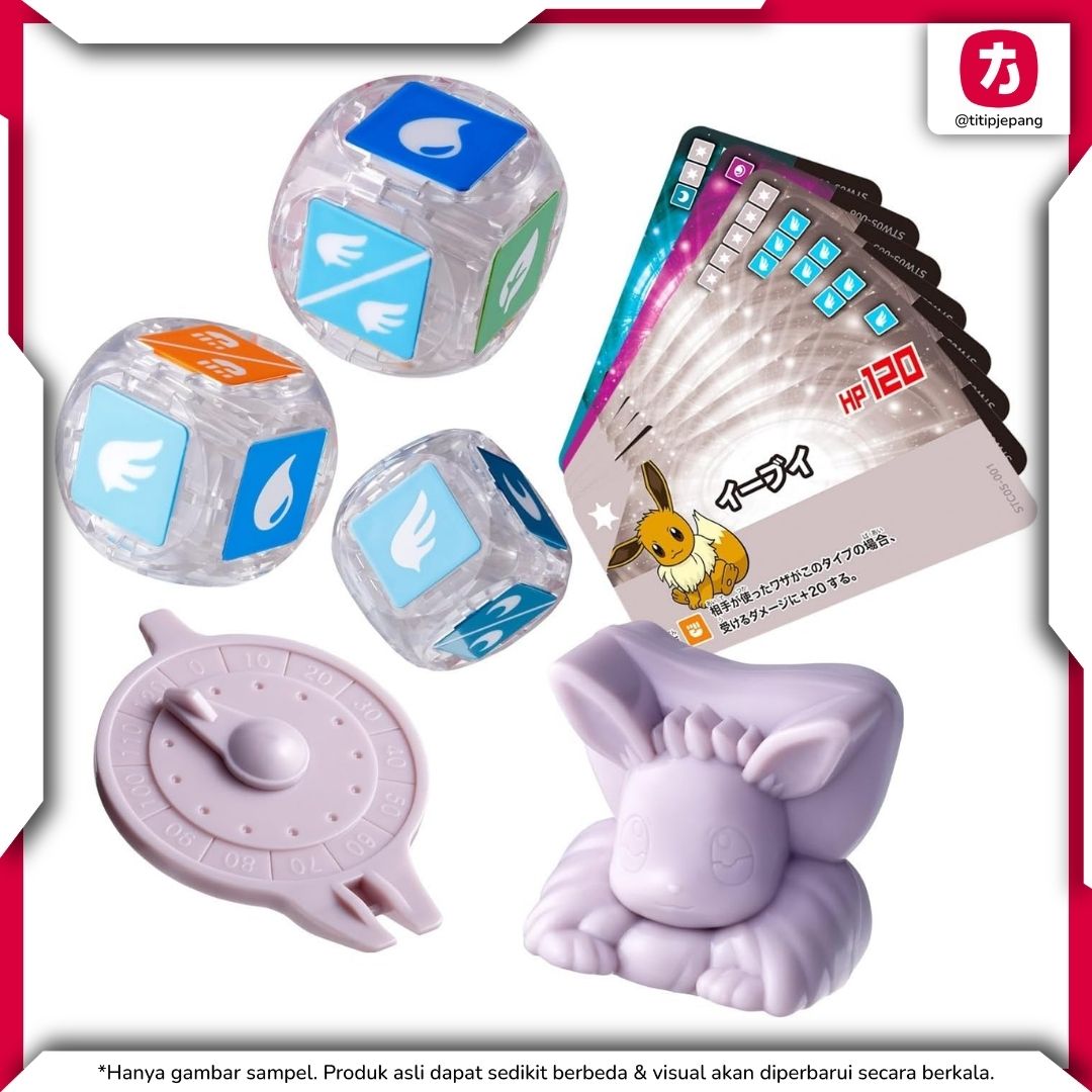 Bandai Spirits Placoro Starter Set Eevee 05 Tabletop Game Seru untuk Koleksi