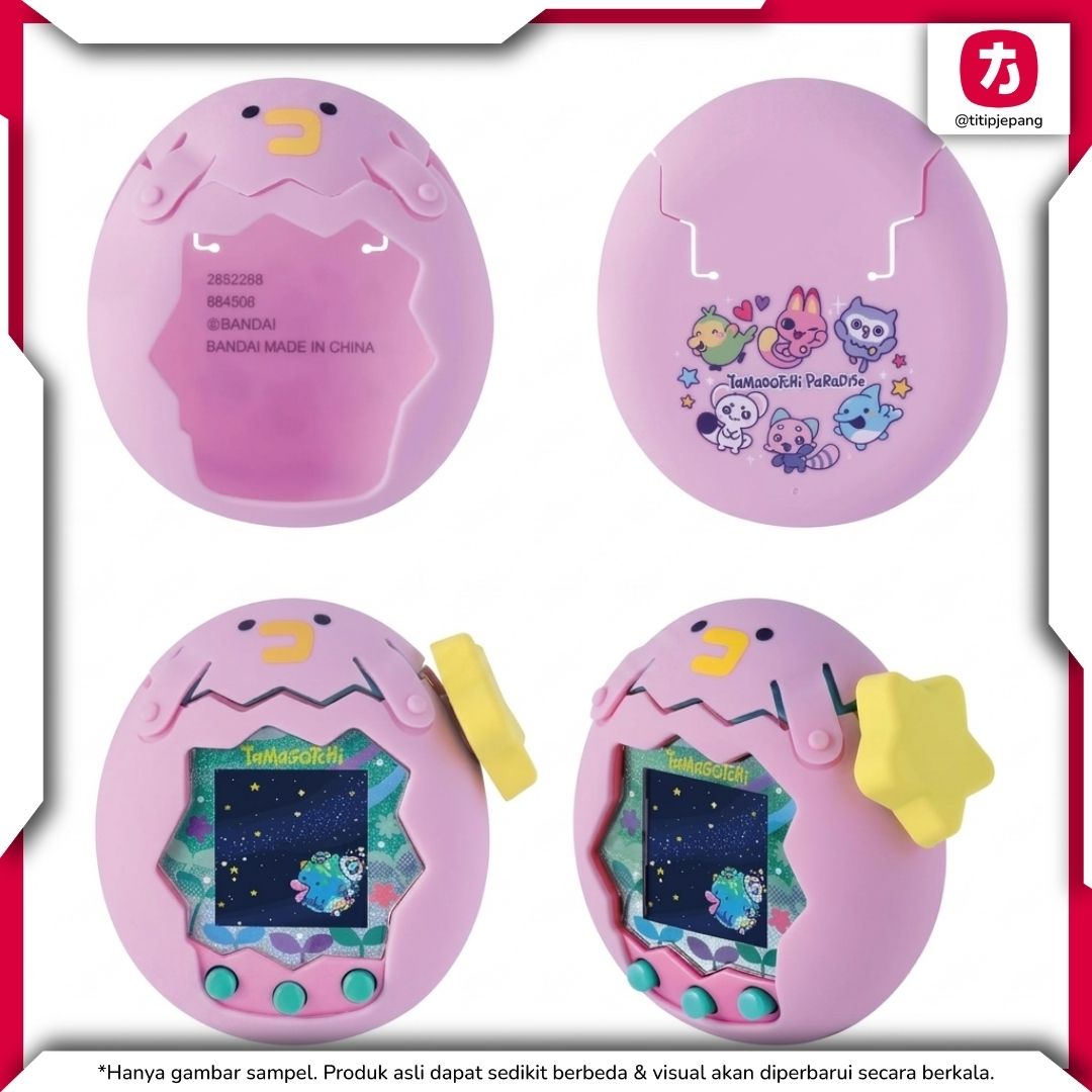 Tamagotchi Paradise Pink Case Aksesori Pelindung untuk Koleksi Tamagotchi