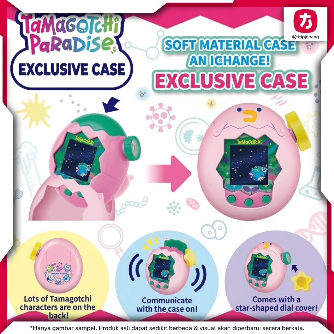 Tamagotchi Paradise Pink Case Aksesori Pelindung untuk Koleksi Tamagotchi Tamagotchi Paradise Pink Case Aksesori Pelindung untuk Koleksi Tamagotchi