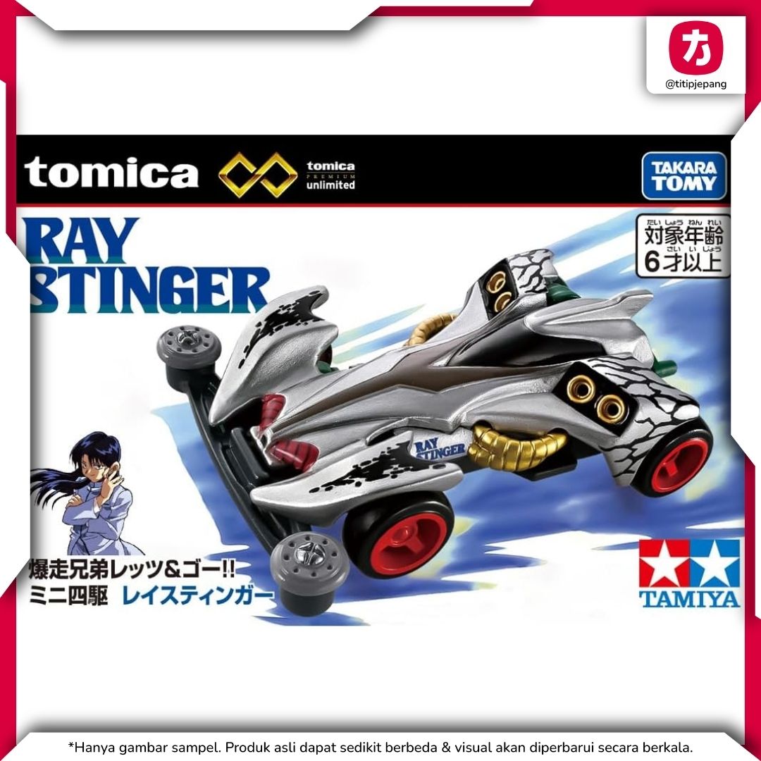 Mini 4WD Rastinger Tomica Premium Unlimited, Koleksi Ikonik Let’s & Go!!