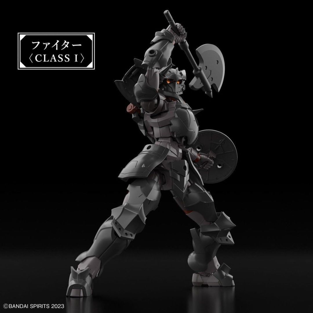 30MF Rosan Fighter Bandai Spirits Model Kit Fantasy dengan Armor & Senjata
