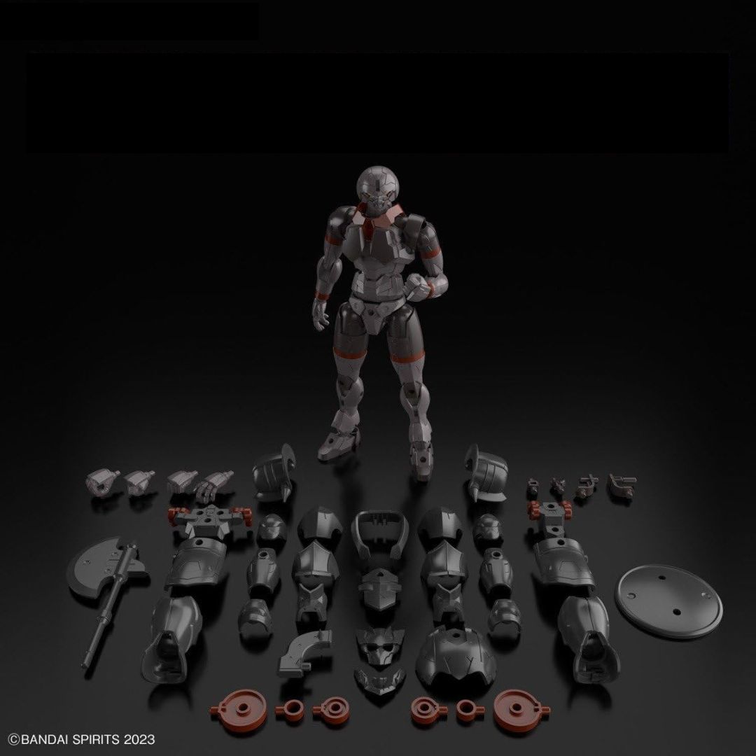 30MF Rosan Fighter Bandai Spirits Model Kit Fantasy dengan Armor & Senjata