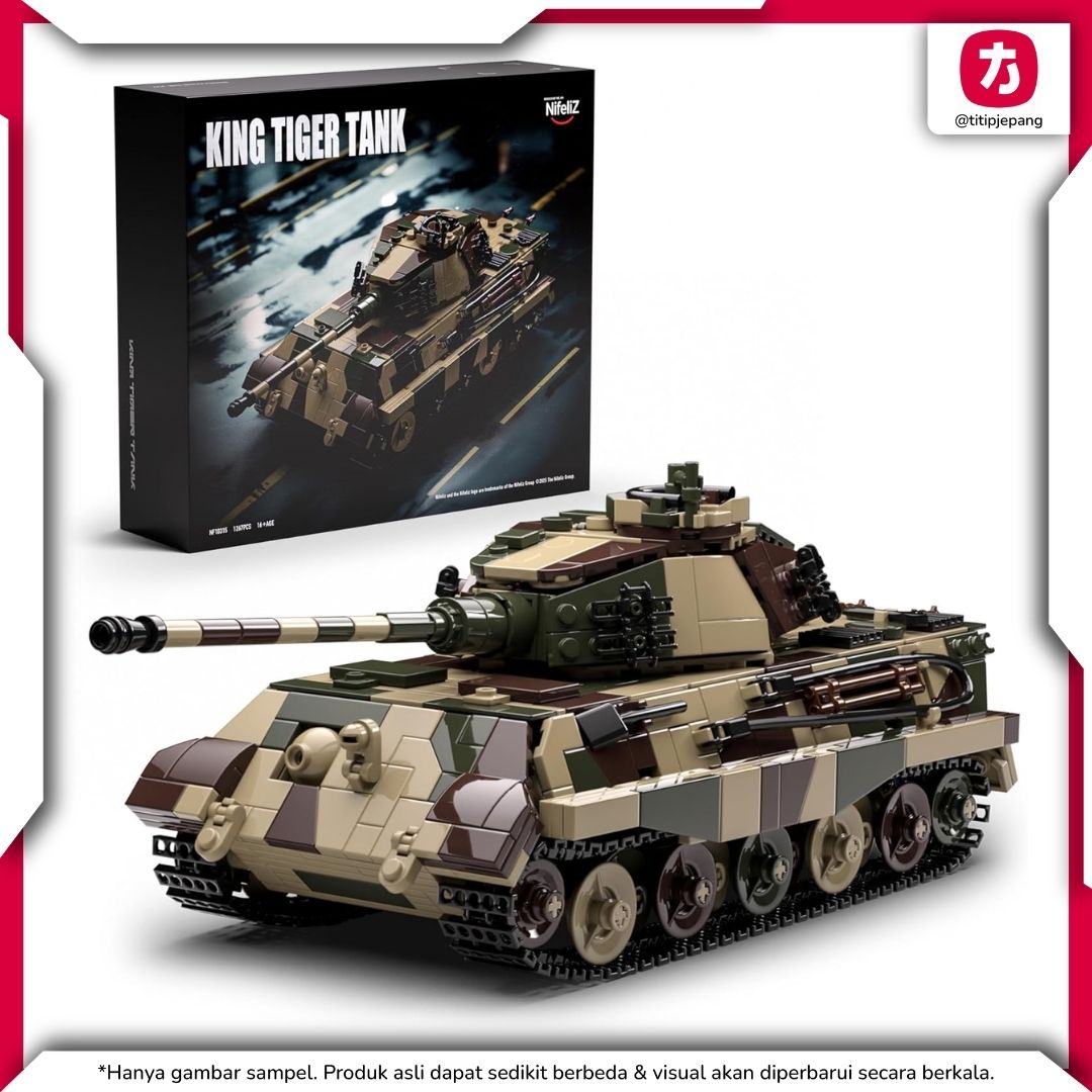 Nifeliz Tiger King Tank Block Building Blocks Military Model Nifeliz Tiger King Tank Block Building Blocks Military Model
