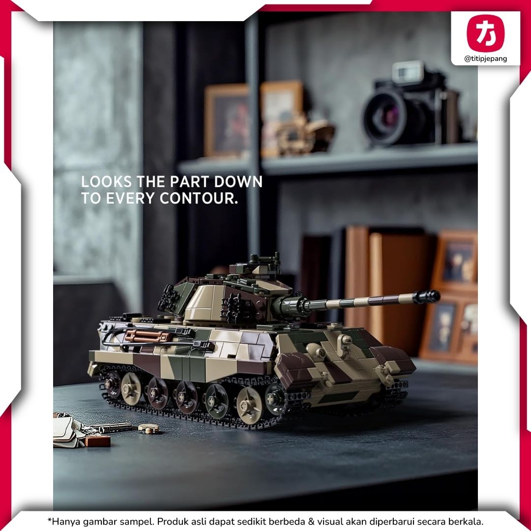 Nifeliz Tiger King Tank Block Building Blocks Military Model Nifeliz Tiger King Tank Block Building Blocks Military Model