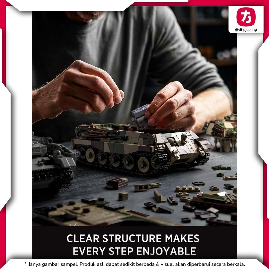 Nifeliz Tiger King Tank Block Building Blocks Military Model Nifeliz Tiger King Tank Block Building Blocks Military Model