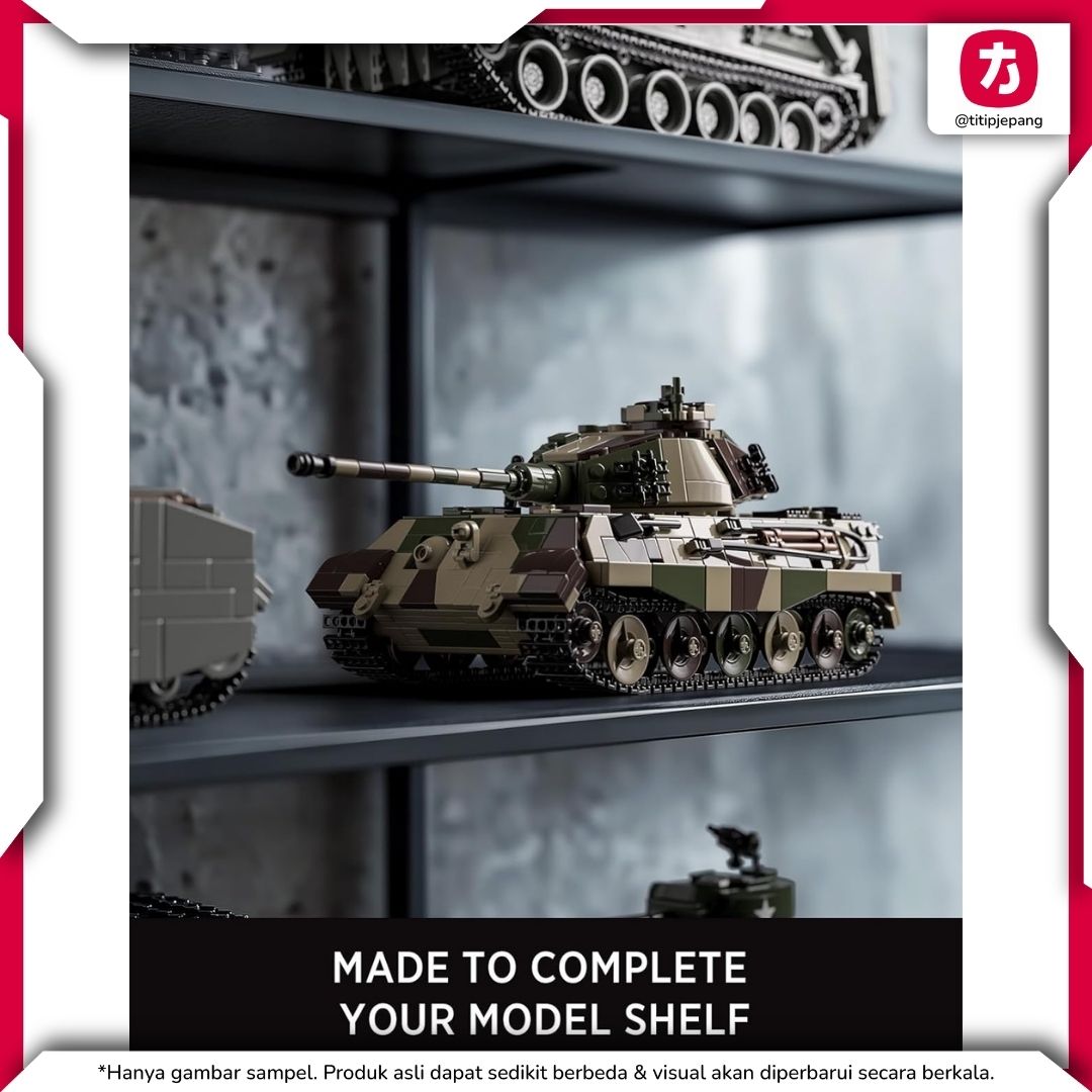 Nifeliz Tiger King Tank Block Building Blocks Military Model Nifeliz Tiger King Tank Block Building Blocks Military Model