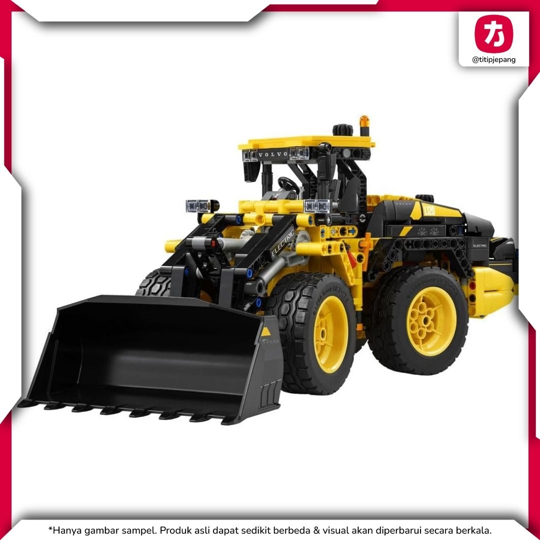 LEGO Technic Volvo L120 Electric Tractor Shovel, Model Konstruksi 973 Piece