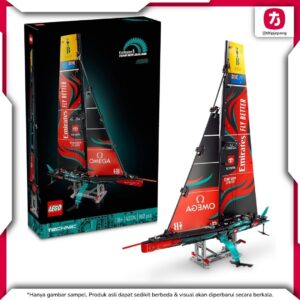 LEGO Technic Emirates AC75 Yacht, Model Kapal Balap untuk Koleksi dan Display LEGO Technic Emirates AC75 Yacht, Model Kapal Balap untuk Koleksi dan Display