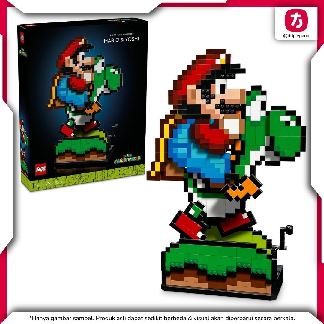LEGO Super Mario World: Mario & Yoshi 71438, Set Nostalgia 1.215 Keping LEGO Super Mario World: Mario & Yoshi 71438, Set Nostalgia 1.215 Keping