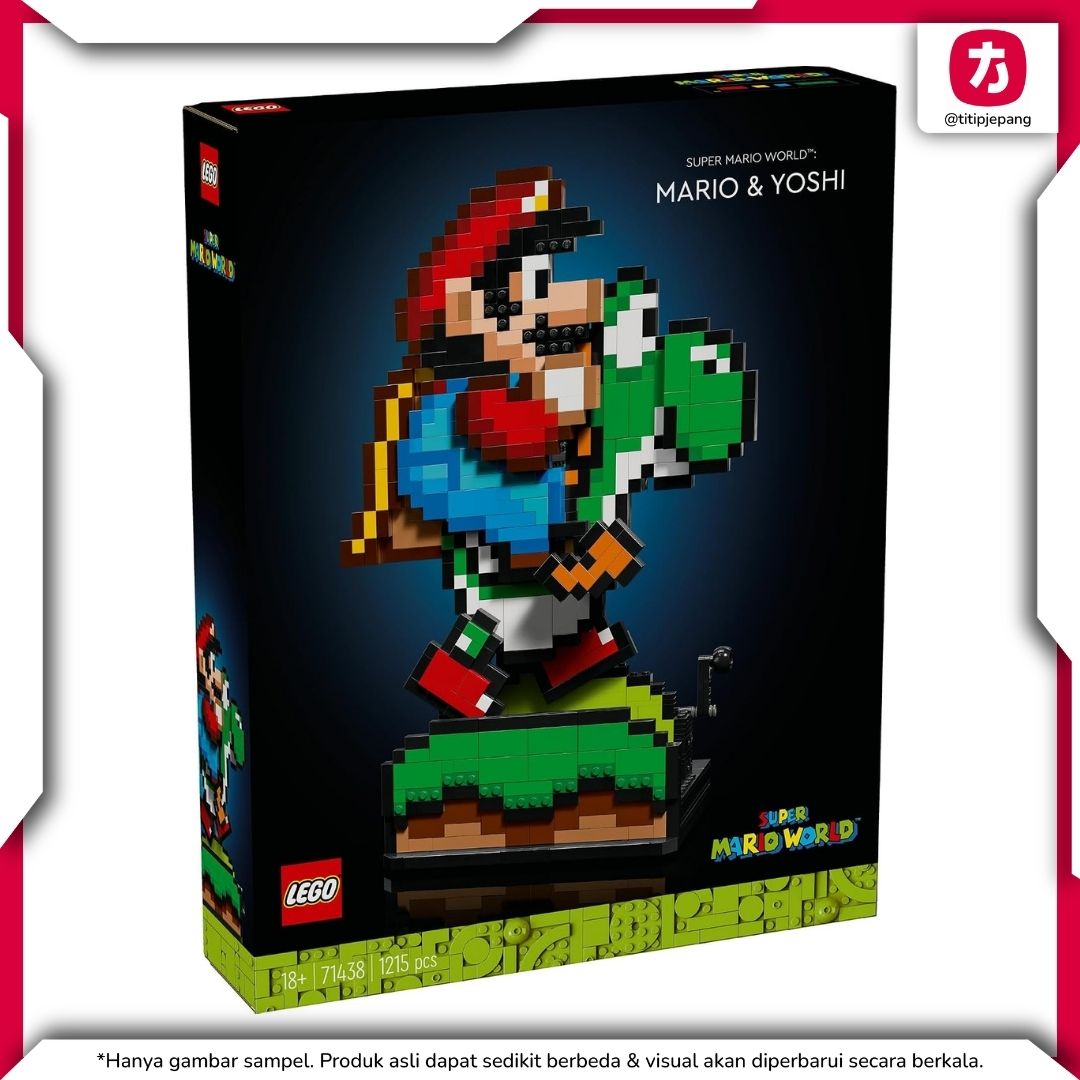 LEGO Super Mario World: Mario & Yoshi 71438, Set Nostalgia 1.215 Keping LEGO Super Mario World: Mario & Yoshi 71438, Set Nostalgia 1.215 Keping