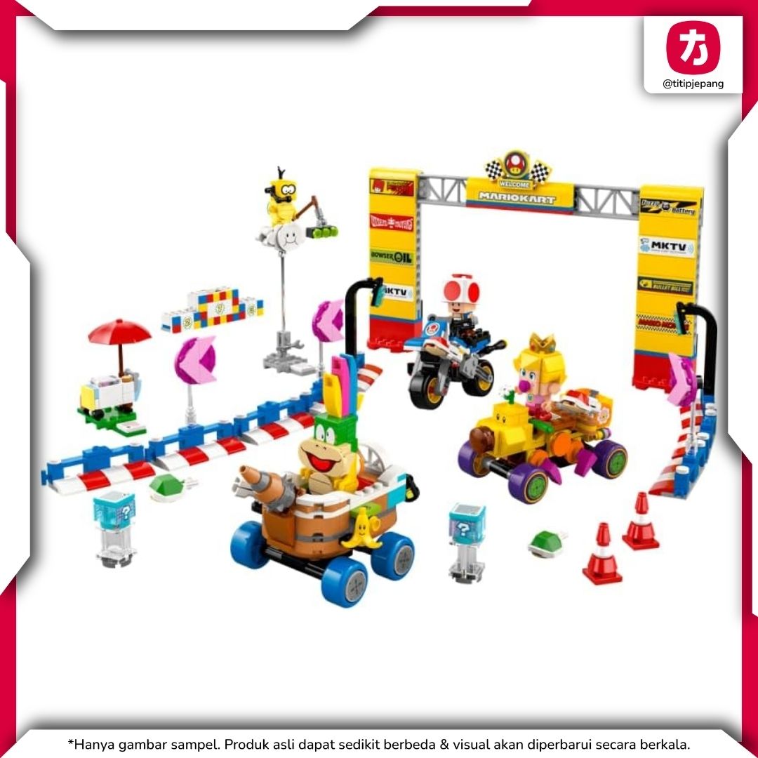 LEGO Super Mario Kart Peach Grand Set 72036 untuk Koleksi dan Balapan Seru