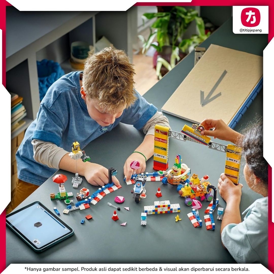 LEGO Super Mario Kart Peach Grand Set 72036 untuk Koleksi dan Balapan Seru