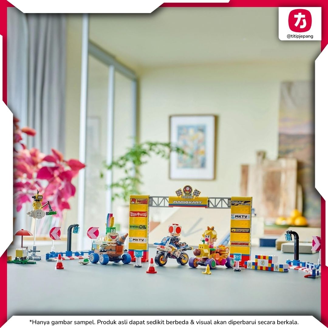 LEGO Super Mario Kart Peach Grand Set 72036 untuk Koleksi dan Balapan Seru