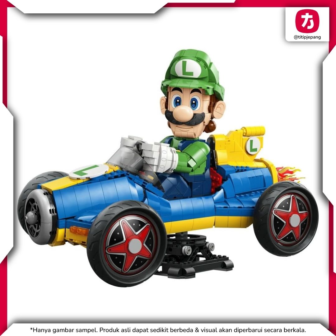 LEGO Mario Kart Luigi Mach 8 set 72050 Display Keren untuk Kolektor LEGO Mario Kart Luigi Mach 8 set 72050 Display Keren untuk Kolektor