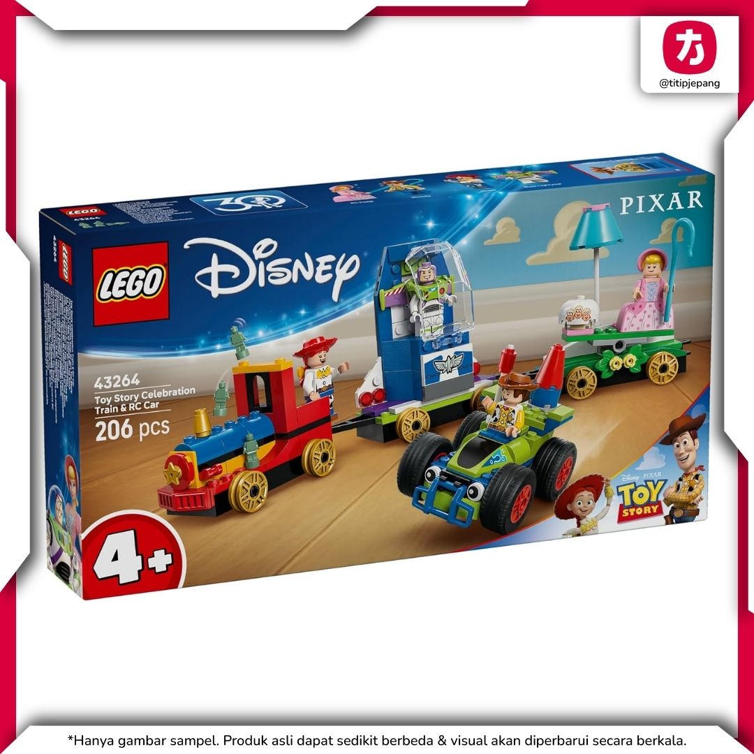 LEGO Toy Story Train 43264 Rayakan 30 Tahun dengan Set Disney Pixar