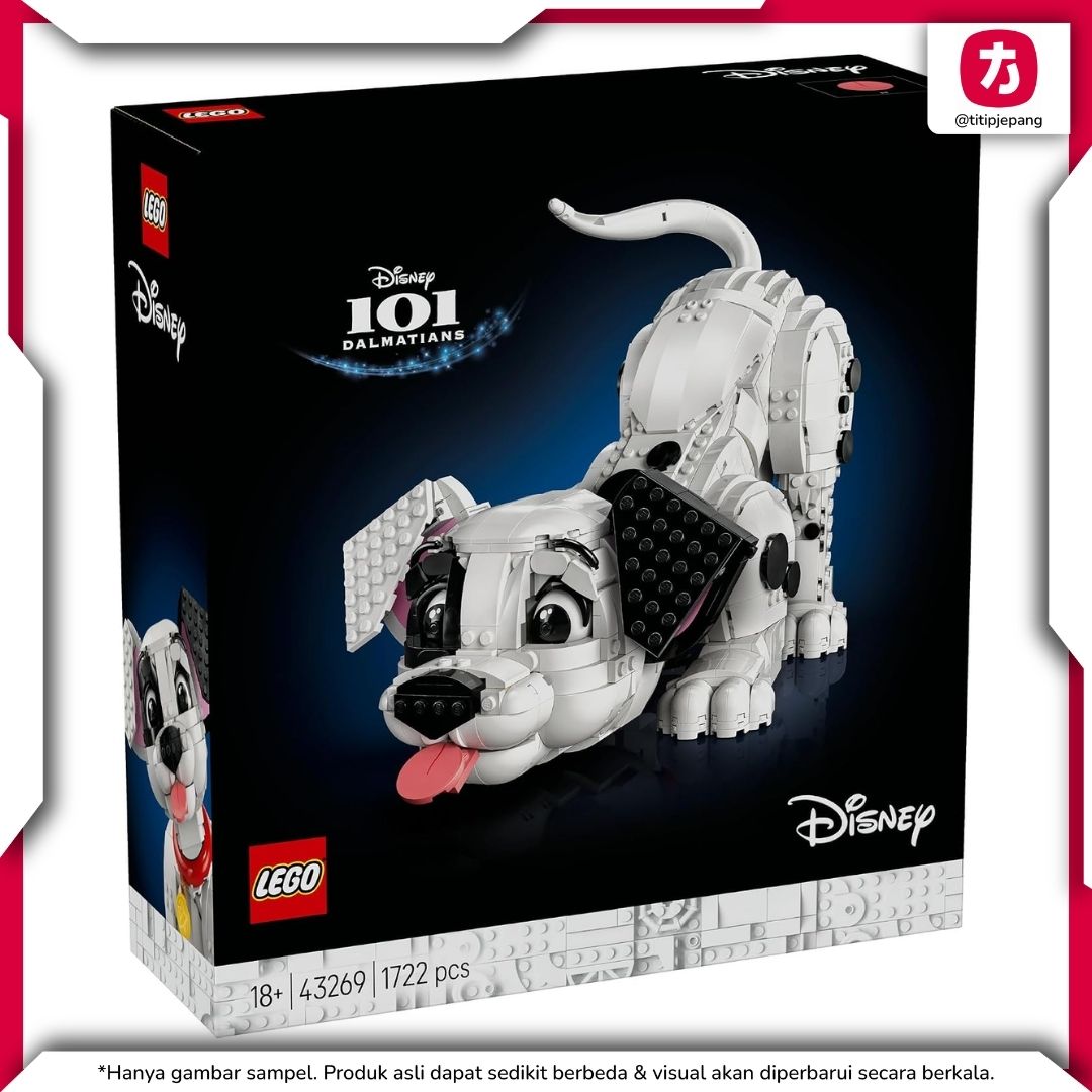 LEGO Disney 101 Dalmatians Puppy 43269 untuk Koleksi Nostalgia Disney