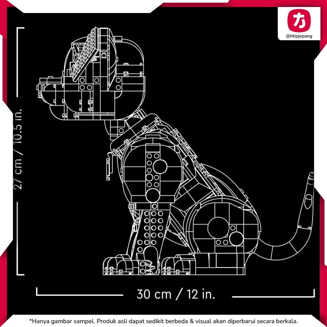 LEGO Disney 101 Dalmatians Puppy 43269 untuk Koleksi Nostalgia Disney