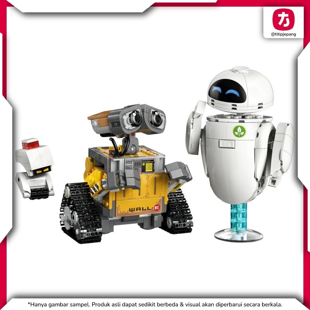 LEGO Disney Pixar WALL E and EVE 43279 Set Koleksi Karakter Ikonik