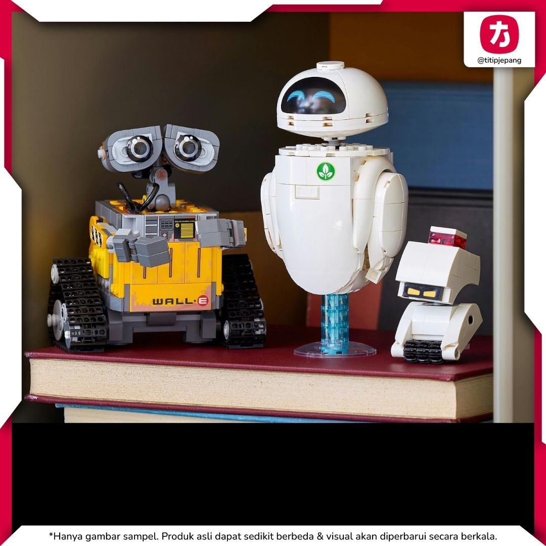 LEGO Disney Pixar WALL E and EVE 43279 Set Koleksi Karakter Ikonik LEGO Disney Pixar WALL E and EVE 43279 Set Koleksi Karakter Ikonik