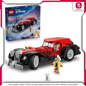 LEGO Disney Cruella De Vils Car 43277, Koleksi Mobil Ikonik untuk Fans