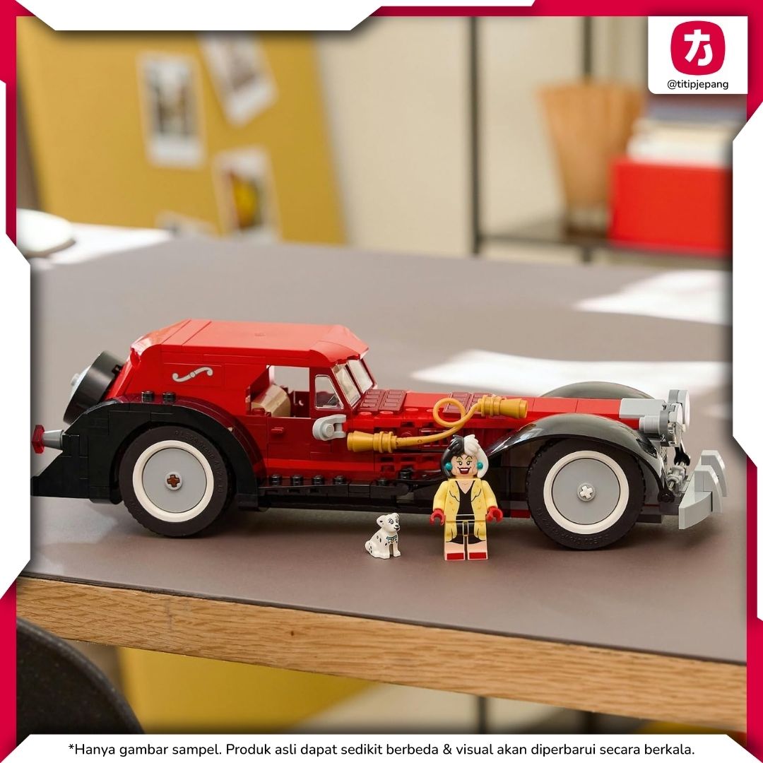 LEGO Disney Cruella De Vils Car 43277, Koleksi Mobil Ikonik untuk Fans LEGO Disney Cruella De Vils Car 43277, Koleksi Mobil Ikonik untuk Fans