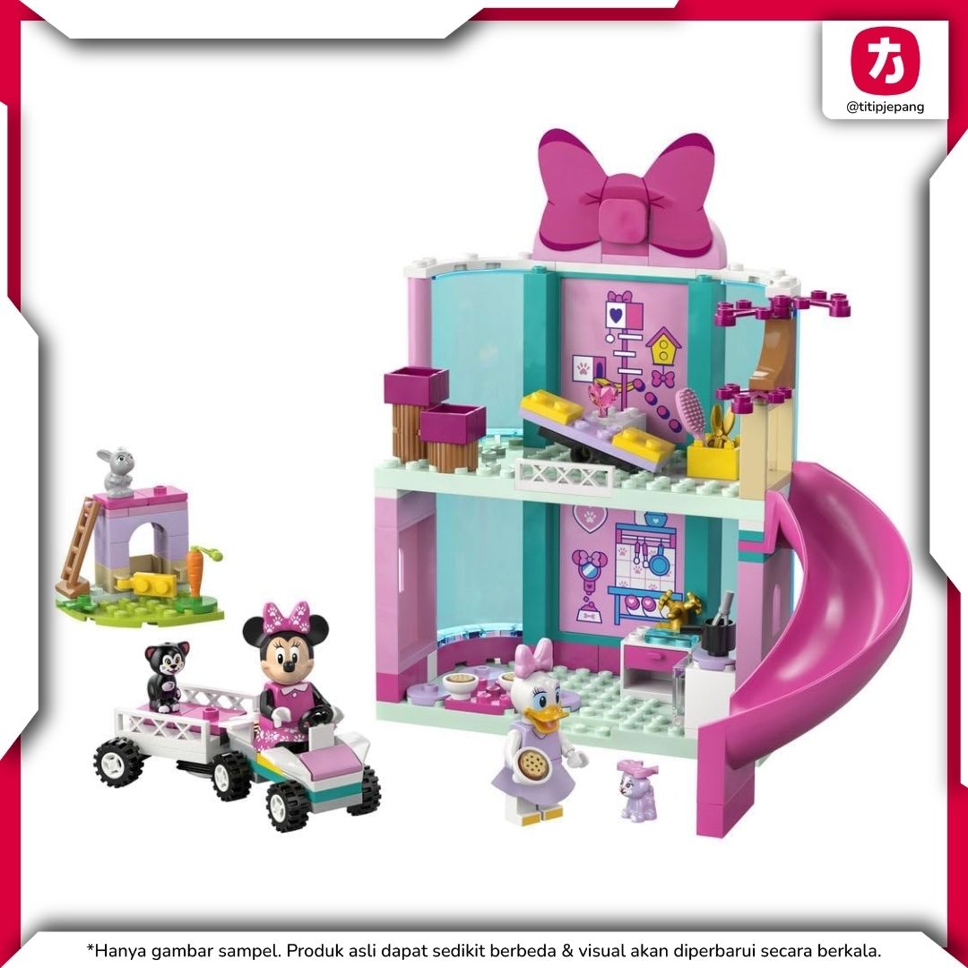 LEGO Disney Minnie Pet Hotel 43274 untuk Koleksi dan Bermain Kreatif